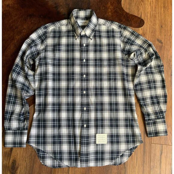 Thom Browne Plaid Shirt